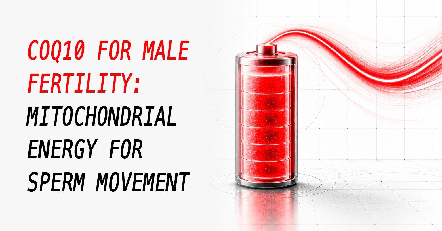 CoQ10 for male fertility: mitochondrial energy for sperm movement